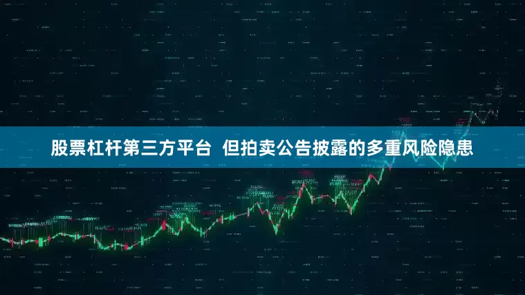 股票杠杆第三方平台  但拍卖公告披露的多重风险隐患